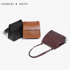 CHARLES&KEITH 单肩包 CK2-80150533 女式欧美流苏斜背挎包