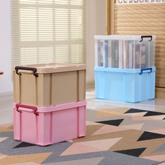 VENGO透明收纳箱塑料储物箱多尺寸整理箱加厚抗压养殖箱收纳盒
