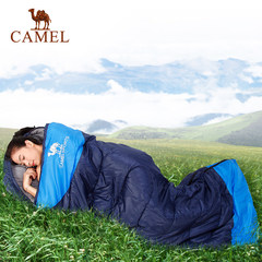 【热销5万】骆驼户外睡袋 露营加厚双人旅行保暖室内成人睡袋秋冬