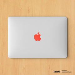 SkinAT MacBook Air苹果logo纯色贴膜 Mac笔记本Pro 创意logo贴纸