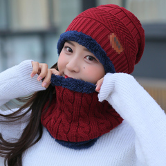 帽子女冬季韩版毛线帽加绒加厚保暖针织帽休闲百搭女帽防风月子帽