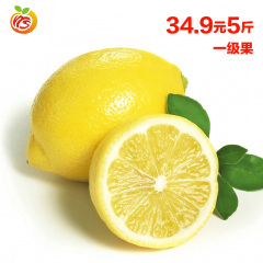 四川安岳黄柠檬5斤 新鲜水果 柠檬 现货 一级果 切片 泡水柠檬