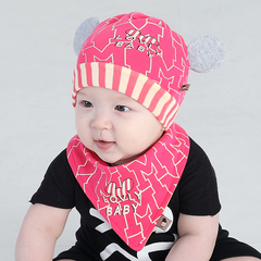 新生儿帽子秋冬0-3-6个月韩国男童帽纯棉男女宝宝帽胎帽婴儿帽子