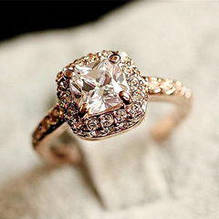 韩国韩版复古时尚新款镶钻朋克夸张装饰戒指女食指饰品配饰指环
