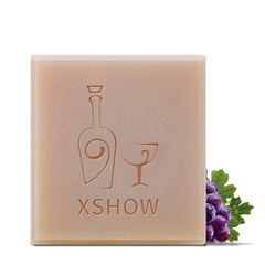 韩国圣雪兰 拉丝红酒手工皂 真正天然冷制皂亮肤保湿洗脸洁面皂