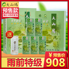 【预售】大山坞安吉白茶雨前特级珍稀绿茶春茶250g礼盒装4星茶叶