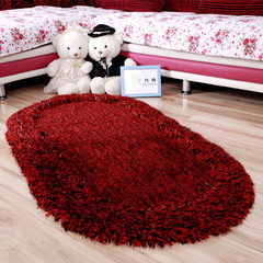 梦欣雅 椭圆形地毯卧室可爱床边地毯客厅茶几卧室地毯特价地毯