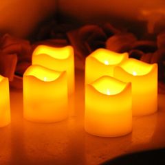 优吉璇 情人节求婚仿真LED大号电子蜡烛 浪漫创意表白生日蜡烛灯