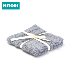日本NITORI 进口埃及棉 纯棉小方巾 21支纱股线 厚毛圈耐用毛巾