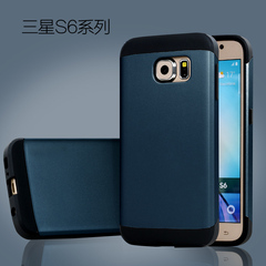 三星s6手机壳硅胶防摔曲屏S6E曲面外壳全包s6 edge保护套彩色