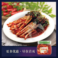 三口一品韩式传统香葱泡菜700g 正宗手工韩国辛奇 健康食品