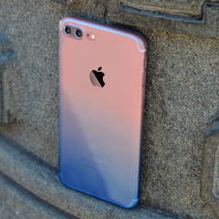 新款iphone7手机壳7苹果plus个性创意渐变硅胶防摔套七男女韩潮7p