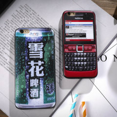 iphone6手机壳苹果6plus黑边硬壳六手机套浮雕保护套诺基亚6s5s潮