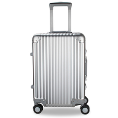谛凡铝镁合金拉杆箱 金属行李箱万向轮铝框旅行箱24寸 登机箱20寸