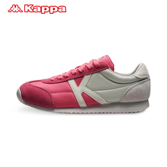 Kappa女运动鞋 复古跑步鞋拼色系带透气休闲鞋|K0465MM21