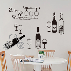 酒吧厨房客厅餐厅饭堂背景墙壁纸装饰可移除贴画创意壁画墙贴纸