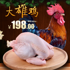【天农】天农农家散养原种清远土鸡大雄鸡 新年囤货约 900g/只