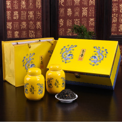 过年礼盒武夷山大红袍武夷岩茶大红袍乌龙茶茶叶散装陶瓷罐礼盒装
