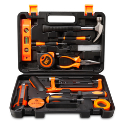 科麦斯15件套工具箱 德国家用工具套装 电工木工维修修理组合箱子