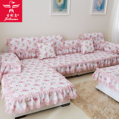 吉利鸟定做沙发垫布艺四季欧式韩式简约现代沙发套坐垫田园沙发巾