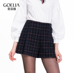 【首降】歌莉娅女装 冬季新品A型呢料短裤 16CJ1A03B