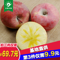 【第三件9.9元】升森水果新疆阿克苏冰糖心苹果 新鲜基地直供