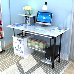 亿家达 简易电脑桌台式家用办公桌写字桌书桌 简约现代台式电脑桌