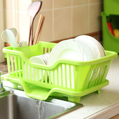 厨房塑料沥水碗架收纳架置物架餐具整理架碗碟架滴水放碗筷餐具架