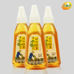 长白山土蜂蜜原生态新鲜野生纯农家自产天然椴树蜂蜜380g*3瓶