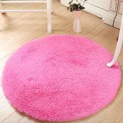 加厚圆形地毯健身瑜伽地毯吊篮电脑椅垫客厅卧室可爱房间床边地毯