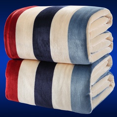 法兰绒毛毯冬季加厚法莱绒毯子单人双人珊瑚绒床单单件宿舍毛巾被