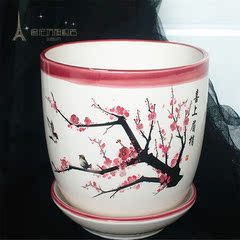 古典中国风花盆陶瓷桌面个性创意大号多肉植物盆栽花盆陶瓷
