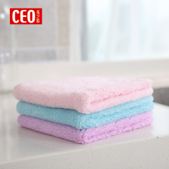 CEO/希艺欧珊瑚绒擦地抹布清洁厨房洗碗毛巾吸水加厚不掉毛抹布