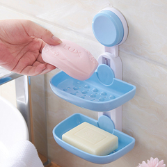肥皂盒 吸盘沥水香皂架创意皂盒卫生间肥皂架强力皂架壁挂 香皂盒