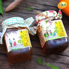 三蜜坊原生态野生土蜂纯农家自产天然新鲜洋槐、枣花蜂蜜500g*2瓶