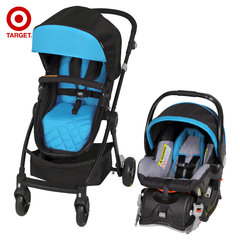 美国进口BabyTrend便携式婴儿宝宝手推车 0-4岁安全座椅出行套装