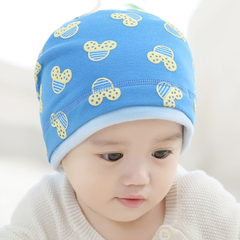婴儿帽子6-12个月纯棉加绒1-2岁儿童帽子潮男女童宝宝帽子秋冬季