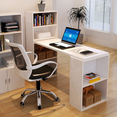 卓禾电脑桌台式桌家用简约现代带书架办公桌简易写字桌笔记本桌子