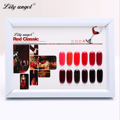 Lily angel美甲店用品 美甲色卡相框 展示色板展板 样板色版相框