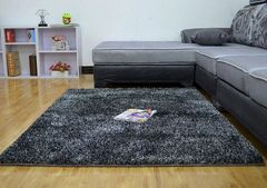 雅美佳韩国丝加亮丝简约现代地毯卧室客厅茶几床边地毯满铺可定制