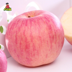 太阳果 灵宝高山红富士原生态苹果送1斤共5斤新鲜水果特价批发