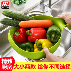 洗菜篮沥水篮洗水果沥水篮淘米器洗菜篮水果篮大号塑料淘米盆