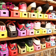樱尚居家居用品日韩式加厚一体式鞋架收纳鞋架简易塑料鞋架双层鞋
