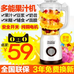 HanJiaOurs/汉佳欧斯 XF-828炸果汁机迷你榨汁机全自动家用多功能
