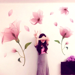 婚房床头卧室温馨浪漫花朵客厅墙贴画房间室内装饰品墙壁贴纸自粘