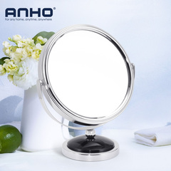 ANHO 台式化妆镜欧式镜子结婚公主镜美容放大镜 高清双面梳妆镜