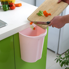 厨房垃圾桶橱柜门挂式杂物桶创意桌面垃圾桶塑料大号垃圾筒储物盒