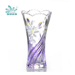 田园风欧式玻璃花瓶透明花插 水培植物富贵竹花器摆件 部分包邮