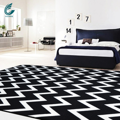 卡比特现代简约黑白条纹地毯卧室客厅沙发茶几飘窗满铺长方形地毯