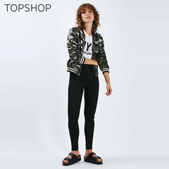 TOPSHOP|PETITES娇小版JONI高腰版修身牛仔裤26A03LBLK